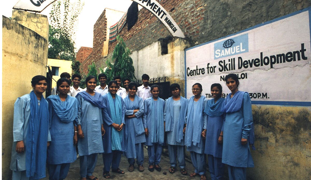 Ausbildungszentrum in Indien Gruppenfoto